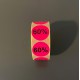 Etiket Ø35mm fluor roze 60% 1000/rol Th99032065